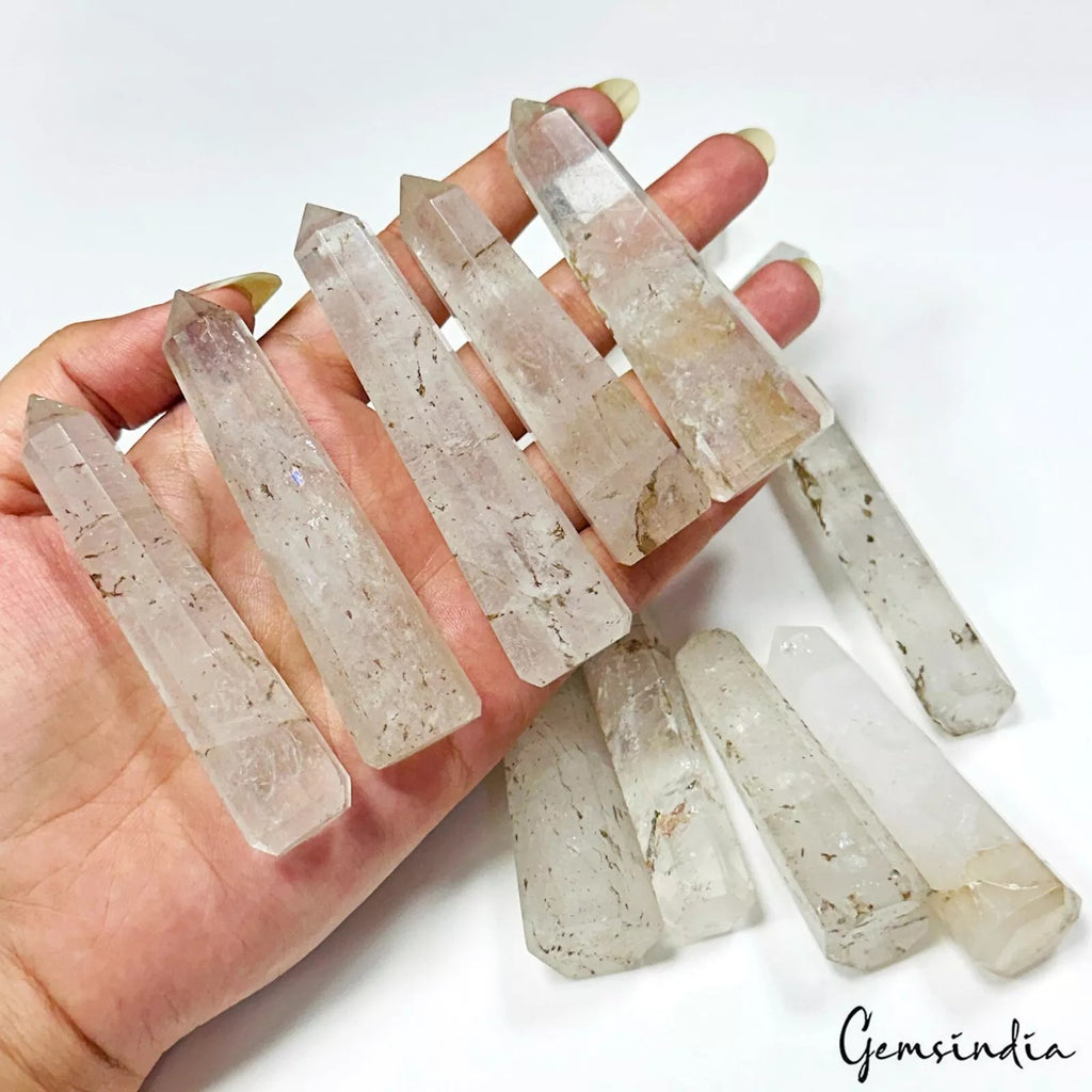 White Quartz Carving, Untreated — 66mm, 2100 Ct, Madagascar