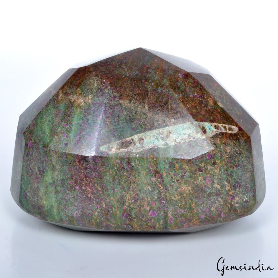 Ruby Fuchsite Loose Gemstone, Untreated — 5x3.7x3.3 Inches, 8400 Ct (1.68 Kg), Australia