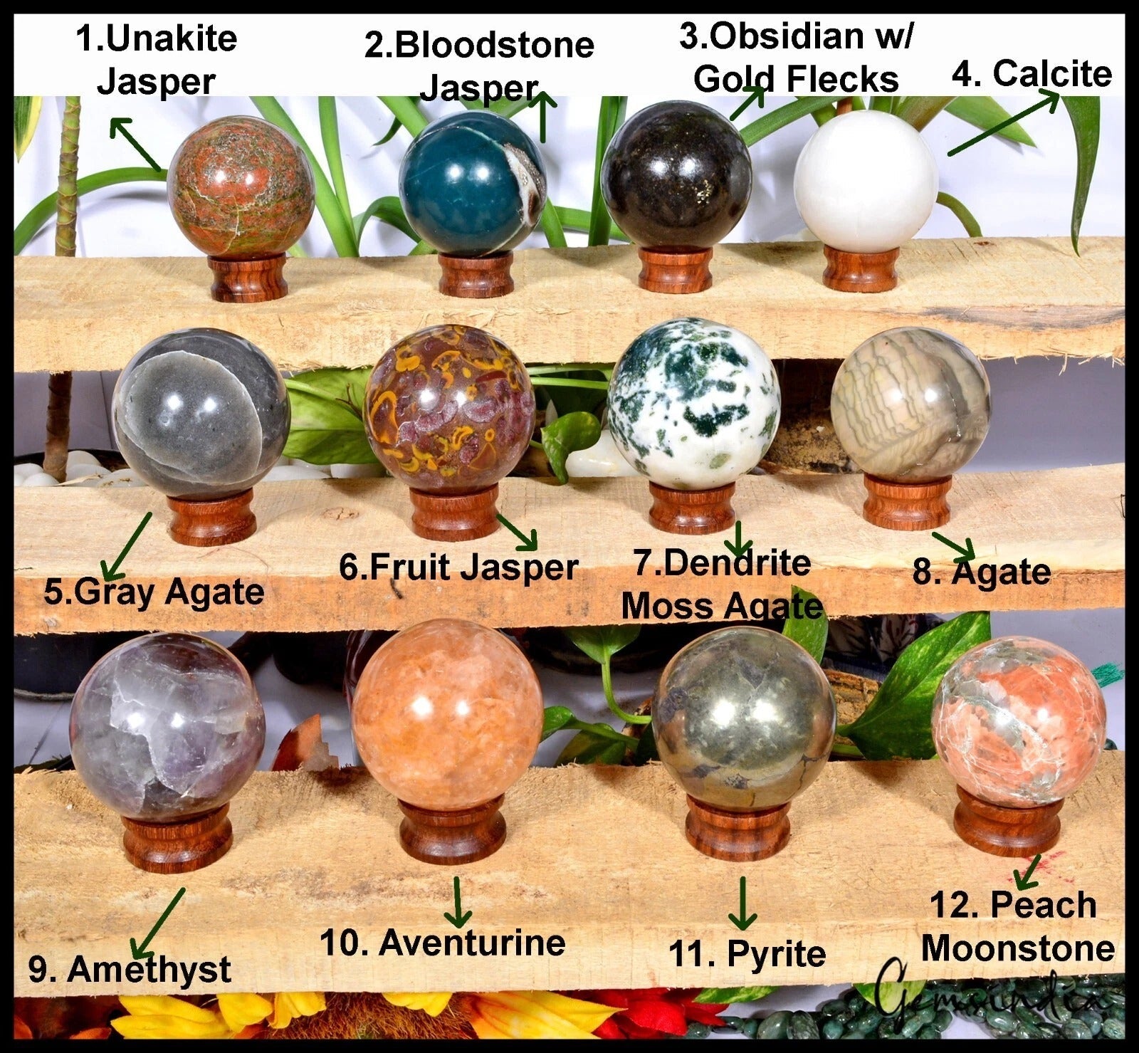 2.18 Kg Natural Untreated Multi Color Crystal Healing Mineral Huge Gems Spheres