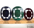 5340 Ct Natural Ruby Emerald Sapphire Oval Cut Huge Size Loose Gemstones 73-83mm