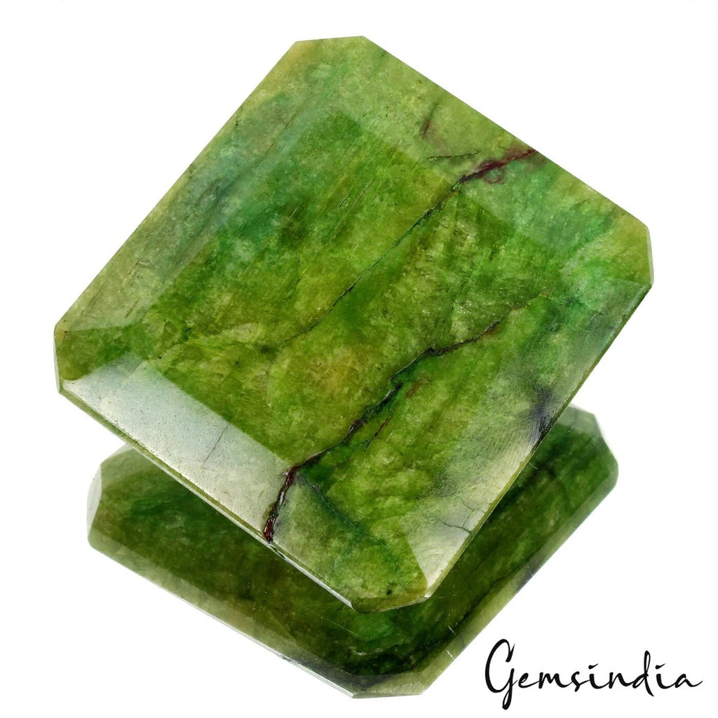 420 Ct Natural Green Brazilian Emerald Octagon Cut Earth Mined Huge Size Gems