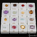 16 Pcs Estate Genuine Semi Precious Loose Mix Cut Jewelry Gemstones Collection