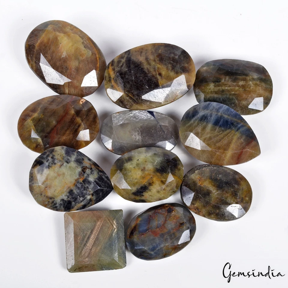Sapphire Lot, Loose Gemstone — 11 Pieces, 30mm to 51mm, 2650 Ct