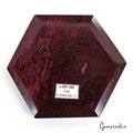 Massive Deep Red Ruby Hexagon Cut Slab Faceted Natural Gemstone Specimen~4700 Ct