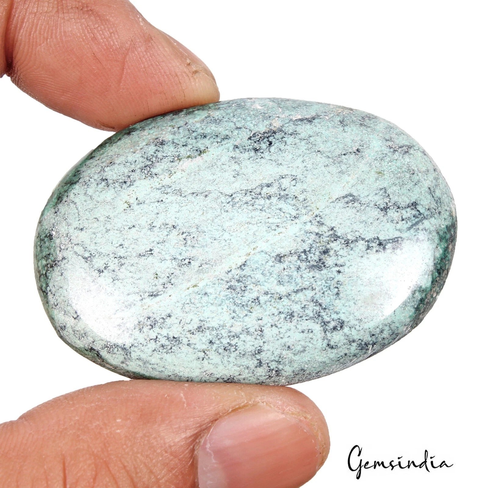 110.70 Ct Natural Designer Turquoise Oval Cabochon Loose Gemstone For Pendant