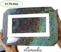11.8 Kilo Natural Ruby Fuchsite Top Grade Large Size Octagon Cut Gemstone AAA