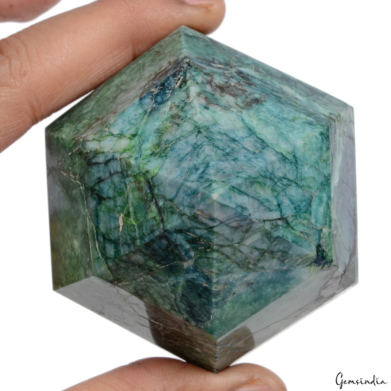 Huge 2150 Cts Natural Brazilian Green Emerald Hexagon Cut Loose Museum Size Gem