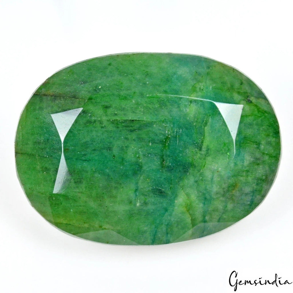 Certified 760 Cts Natural Brazilian Green Emerald Oval Cut Loose Earth Mined Gem