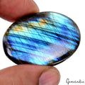 65.90 Cts Bright Stone Blue Power Spectrolite Labradorite Cabochon Certified Gem