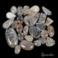 Rutile Quartz Lot, Cabochon, Untreated — 26 Pieces, 15mm to 33mm, 340 Ct, Madagascar