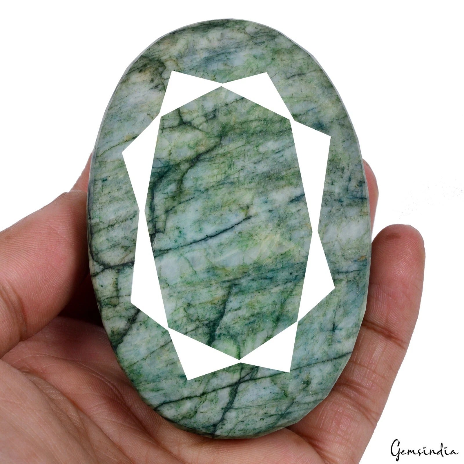 2060 Cts Natural Brazilian Green Emerald Oval Cut Loose Faceted Earth mined Gem