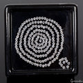 3.80 Ct/200 Pcs Natural White Topaz Round Calibrated 1.5mm Jewelry Gemstones Lot