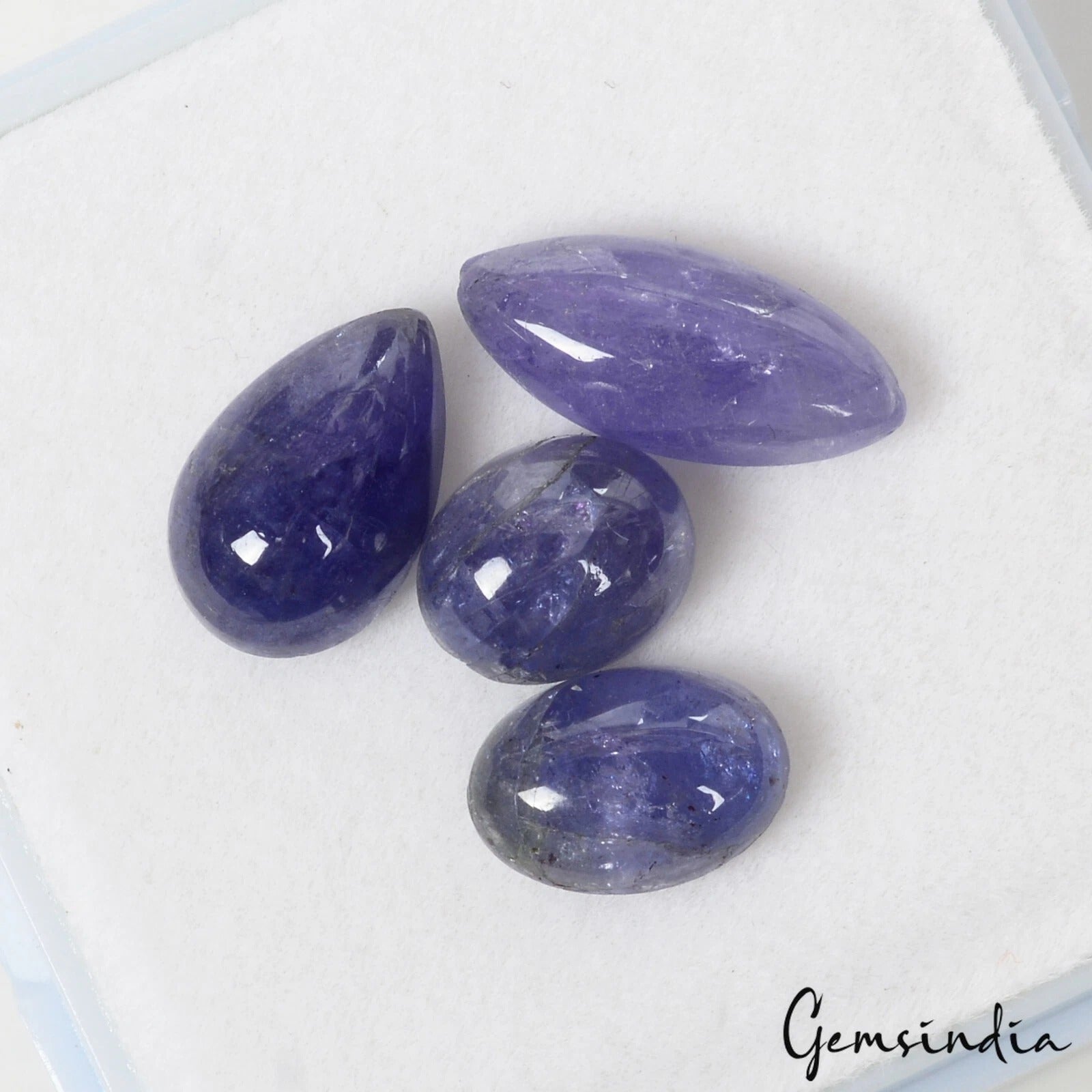 Tanzanite Cabochon, Untreated, Blue — 8mm to 14mm, 11.00 Ct, Tanzania