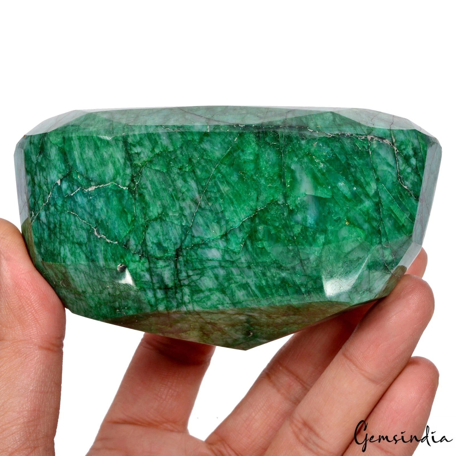 3630 Cts Certified Natural Emerald Stunning Green Huge Museum Size Gemstone