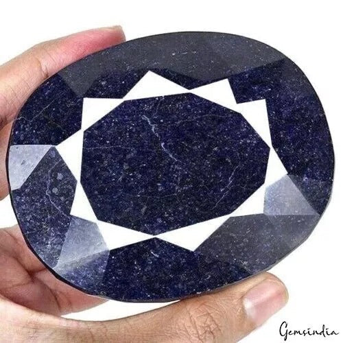 2770 Ct Natural Huge Blue Sapphire Certified Earth-Mined Oval Cut Loose Gemstone