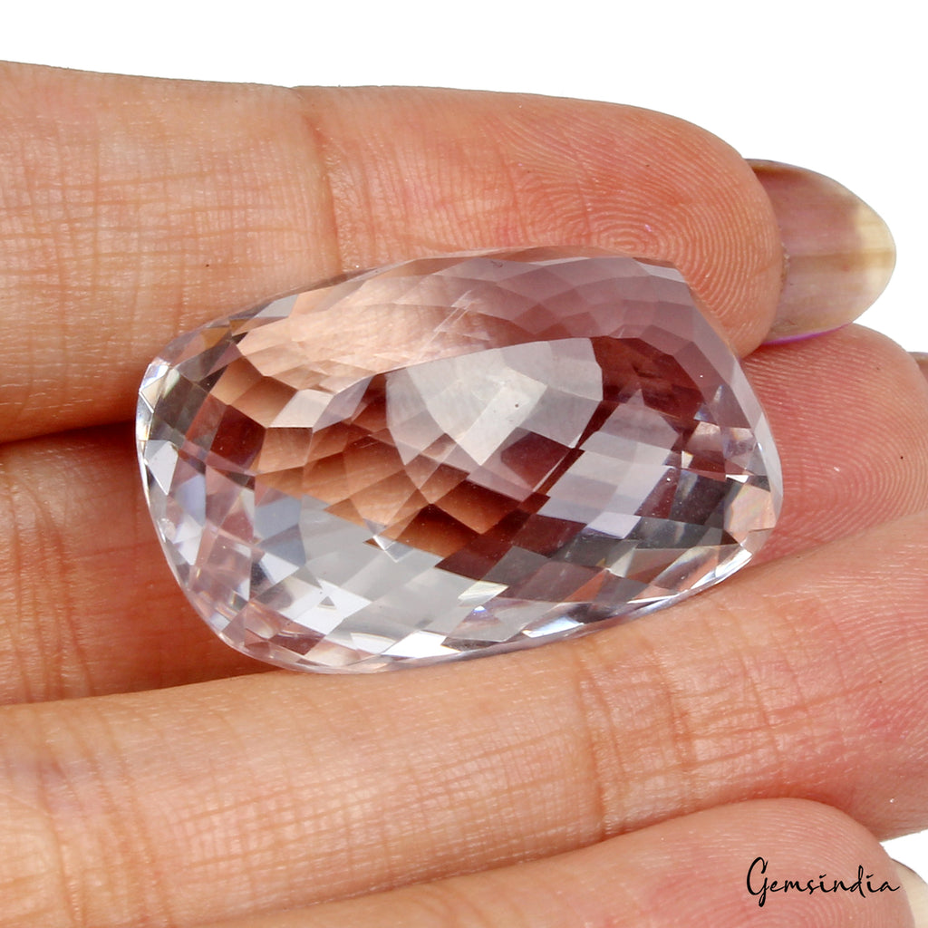 Amethyst Loose Gemstone, Untreated — 27x18x13mm, 45.20 Ct
