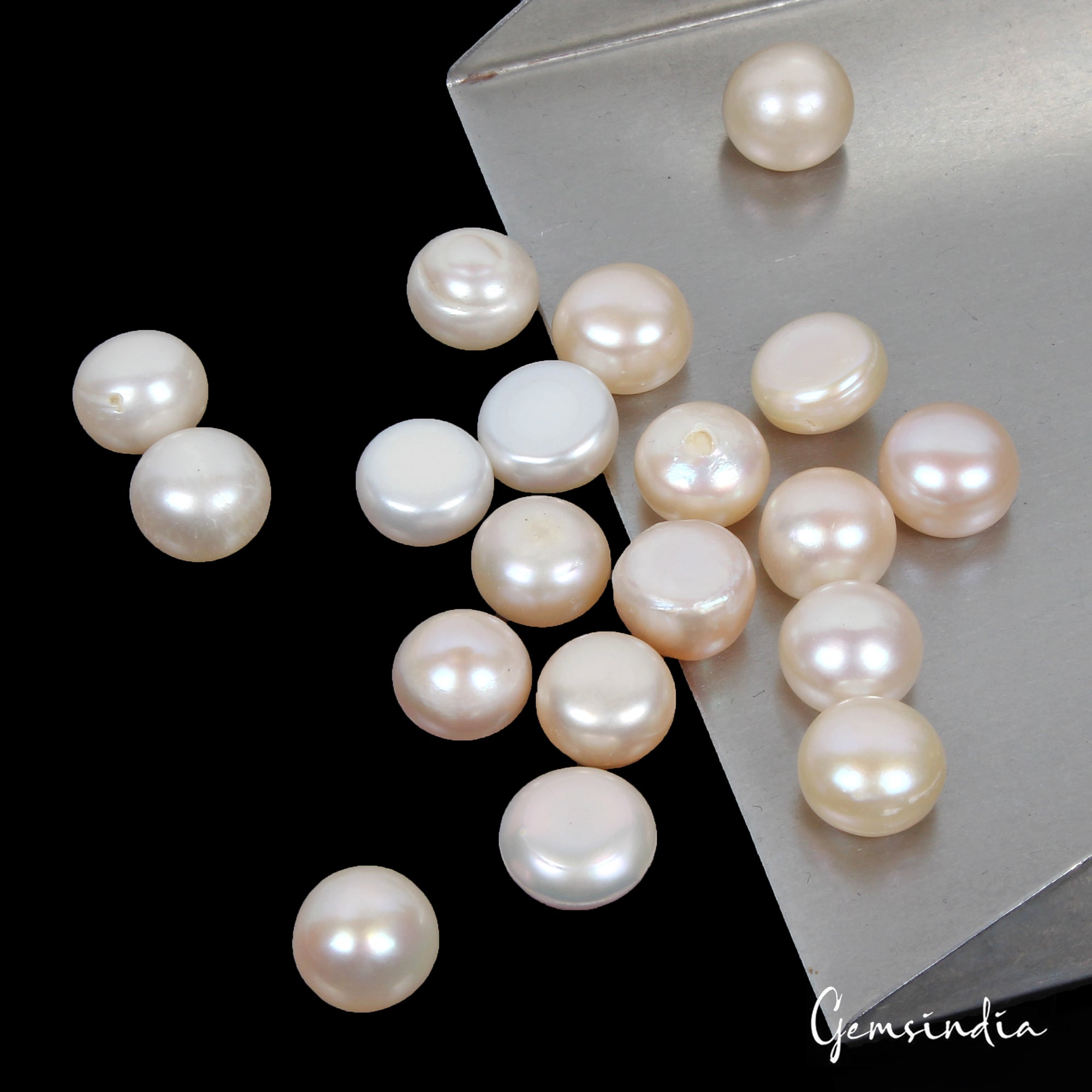 97.80 Ct Freshwater Pearl Potato Untreated Cabochon Loose Gemstone Lot 19 Pcs