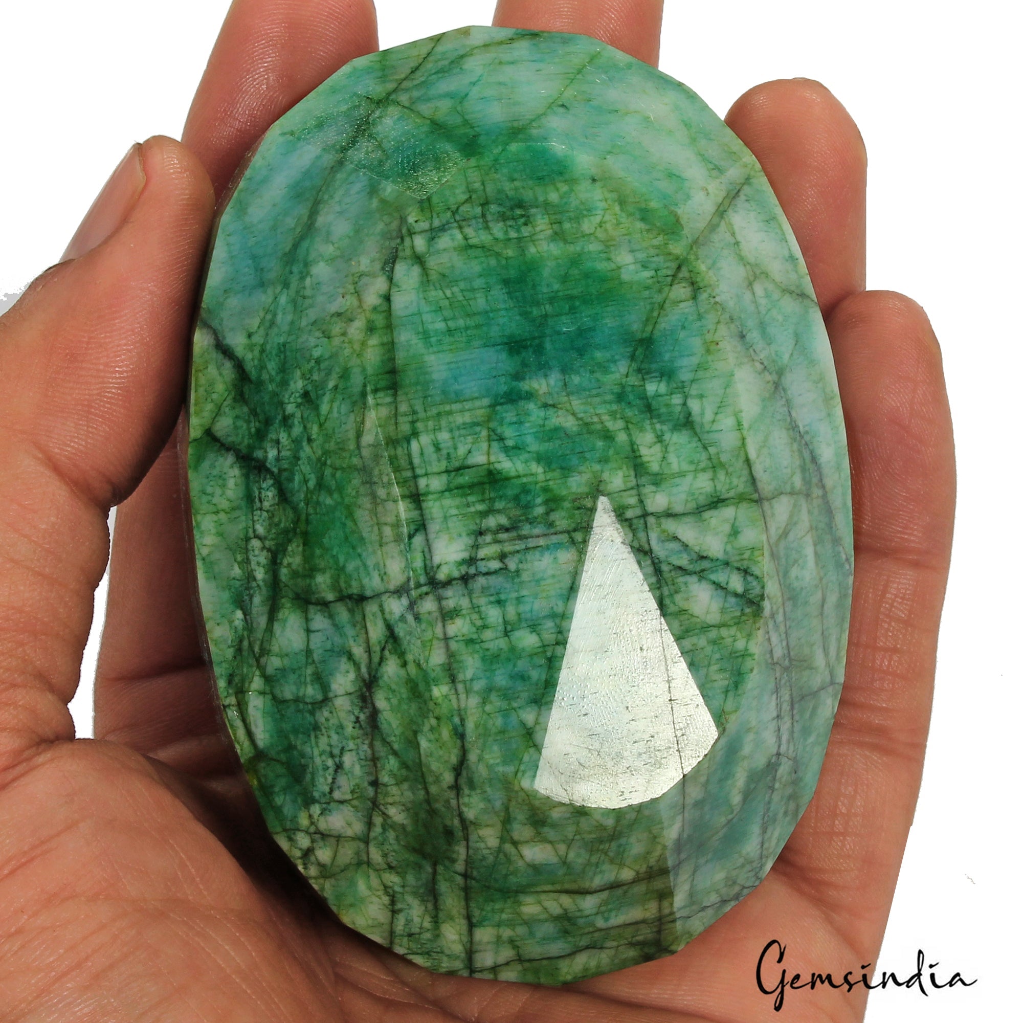 Rich Green 2450 Ct Natural Emerald From Brazil Huge Size Oval Cut Loose Gemstone