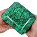 2.7Kilo Natural Huge Green Emerald Earth-Mined Museum Grade Octagon Cut Gemstone