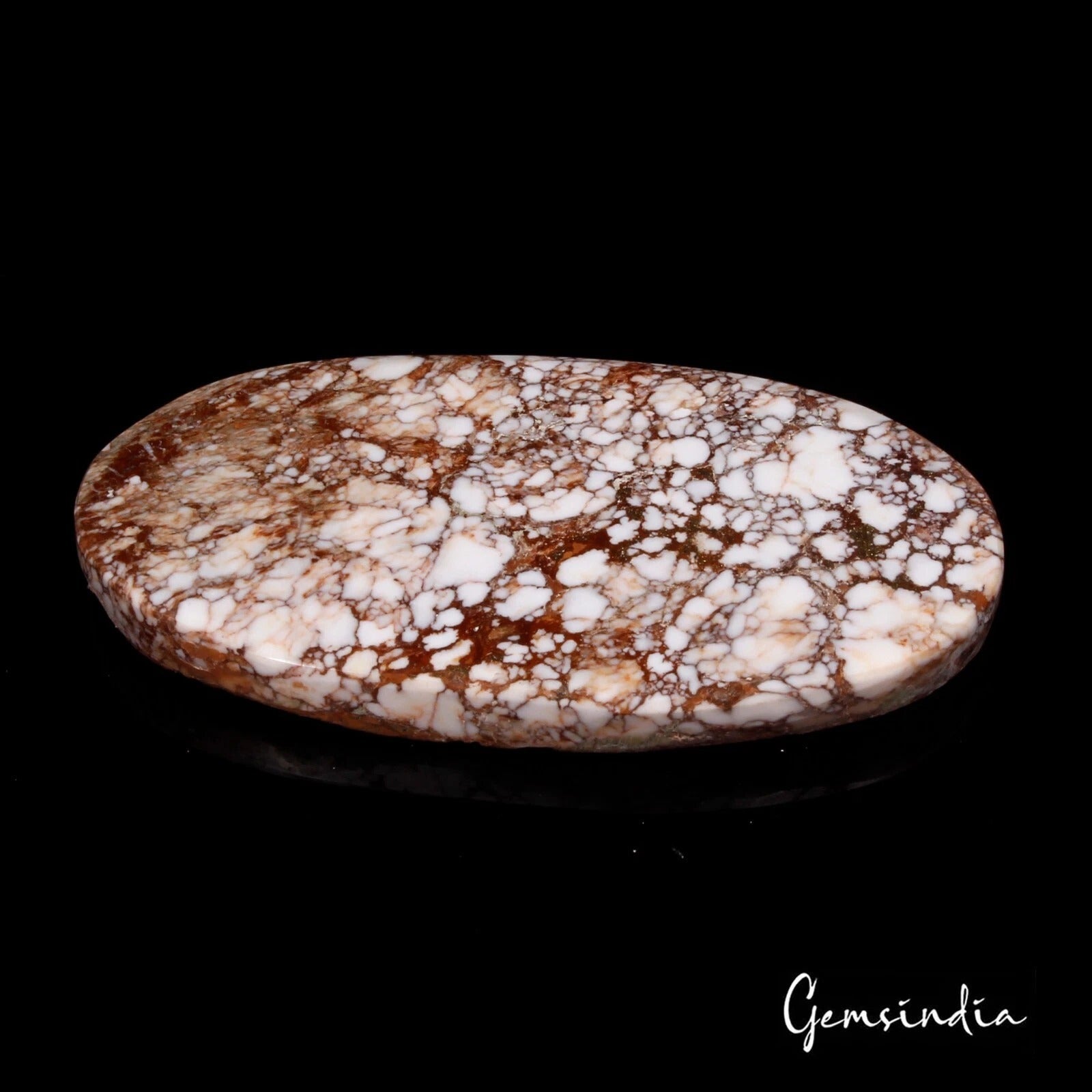 155.85 Cts Natural Untreated USA Nevada White Buffalo Turquoise Oval Loose Gem
