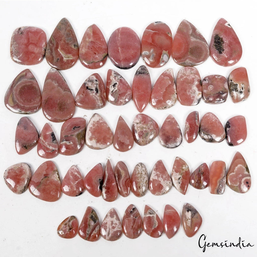 Natural Red Pink Rhodochrosite Mix Cabochon Designer Argentina Gemstones~1370 Ct