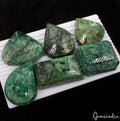 4960 Ct Natural Green Brazilian Emerald Mix Cut Carving With Faceted Back Gems