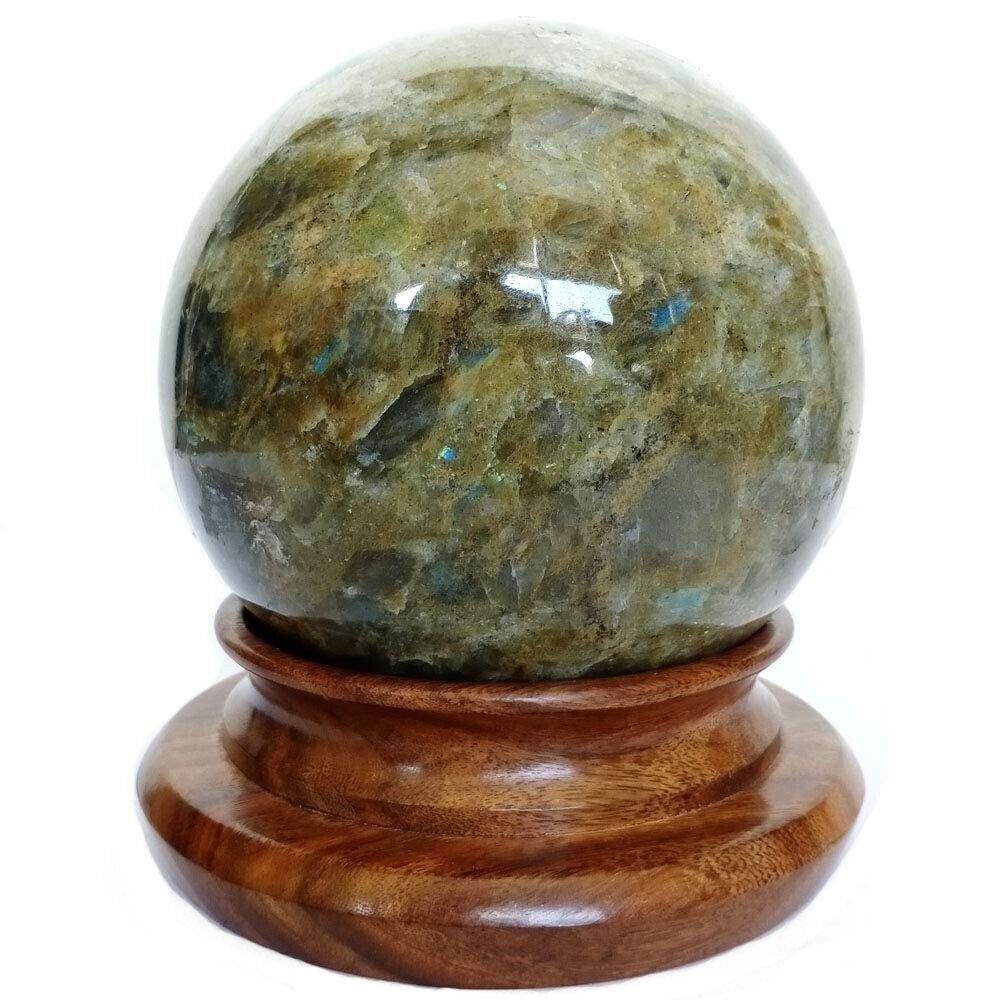 Labradorite Sphere — 5.5 Inch in diameter, 3.85 Kg (19250 Ct)