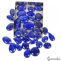 1140 Ct/35Pcs Natural Blue Gold Pyrite Lapis Lazuli Mix Cab Loose Wholesale Gems