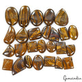 26 Pcs Natural Iron Tiger Eye 17-37mm Cabochon Loose Wholesale Gemstones Lot ~