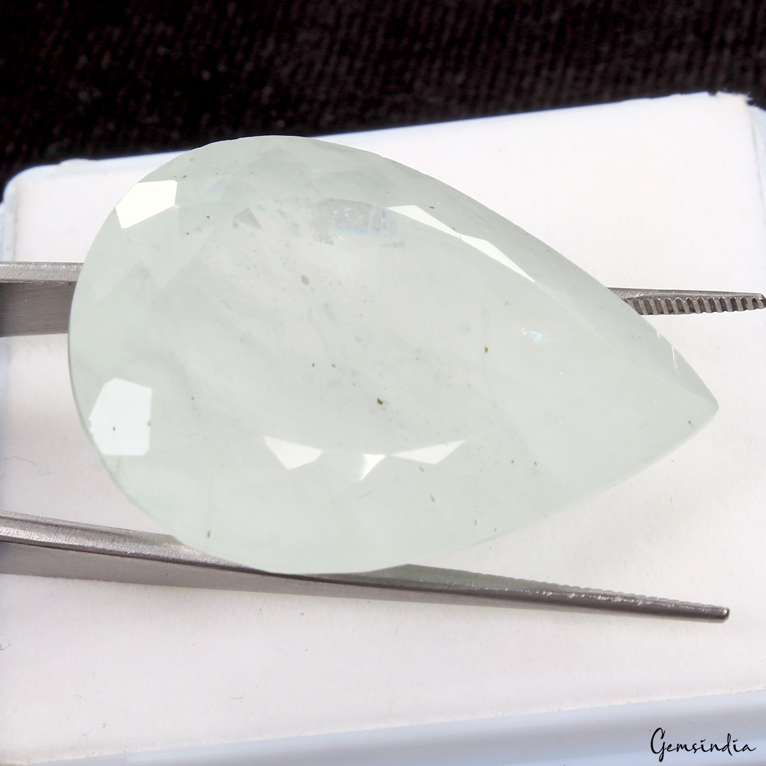 Certified 86.20 Ct Natural Aquamarine Pear Cut Loose Brazilian Jewelry Gemstone