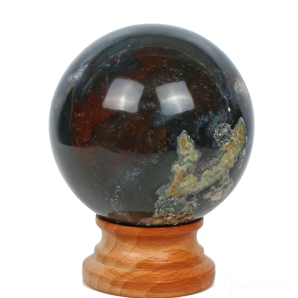 Bloodstone Sphere — 3280 Ct