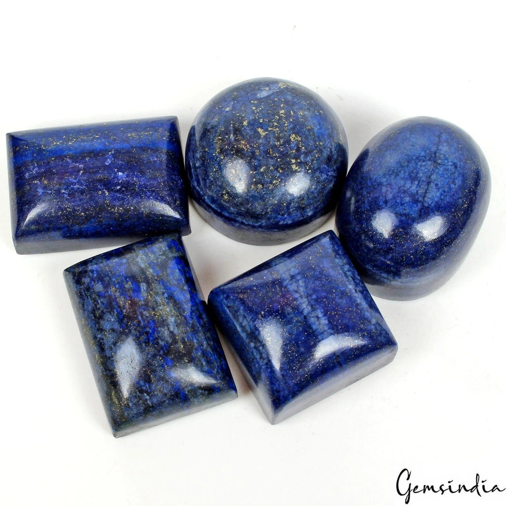 Natural Blue Lapis Lazuli With Gold Flix Earth Mined 2250 Cts Loose Gemstone Lot