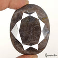 Natural Black Gray Untreated Sapphire Oval Faceted Cut Loose Gemstone 350 Cts