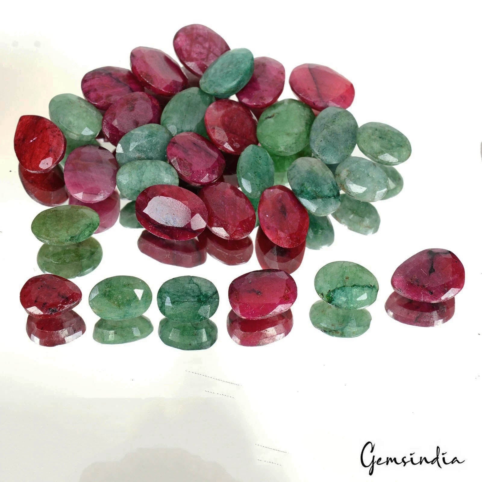 Ruby Lot, Loose Gemstone, Red — 31 Pieces, 10mm to 14mm, 160.90 Ct