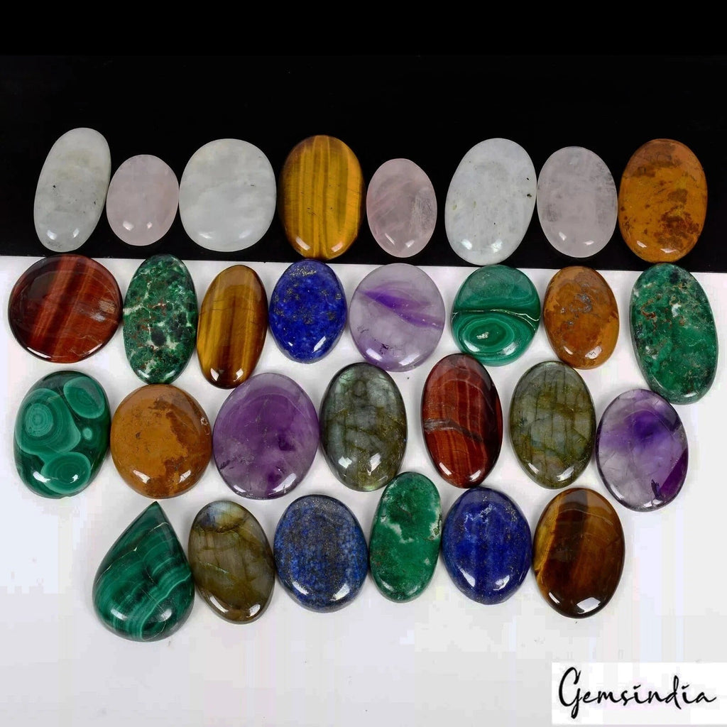 29 Pcs Estate Genuine Multi Gems Loose Multi Color Gemstones Collection 1200 Ct