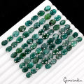 70 Pcs Natural Emerald Brazilian 7mm-10mm Oval Faceted Cut Loose Gemstones~134Ct