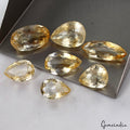 17-29mm Natural Yellow Citrine Mix Cut Loose Gem Lot For Jewelry Making 122.50Ct