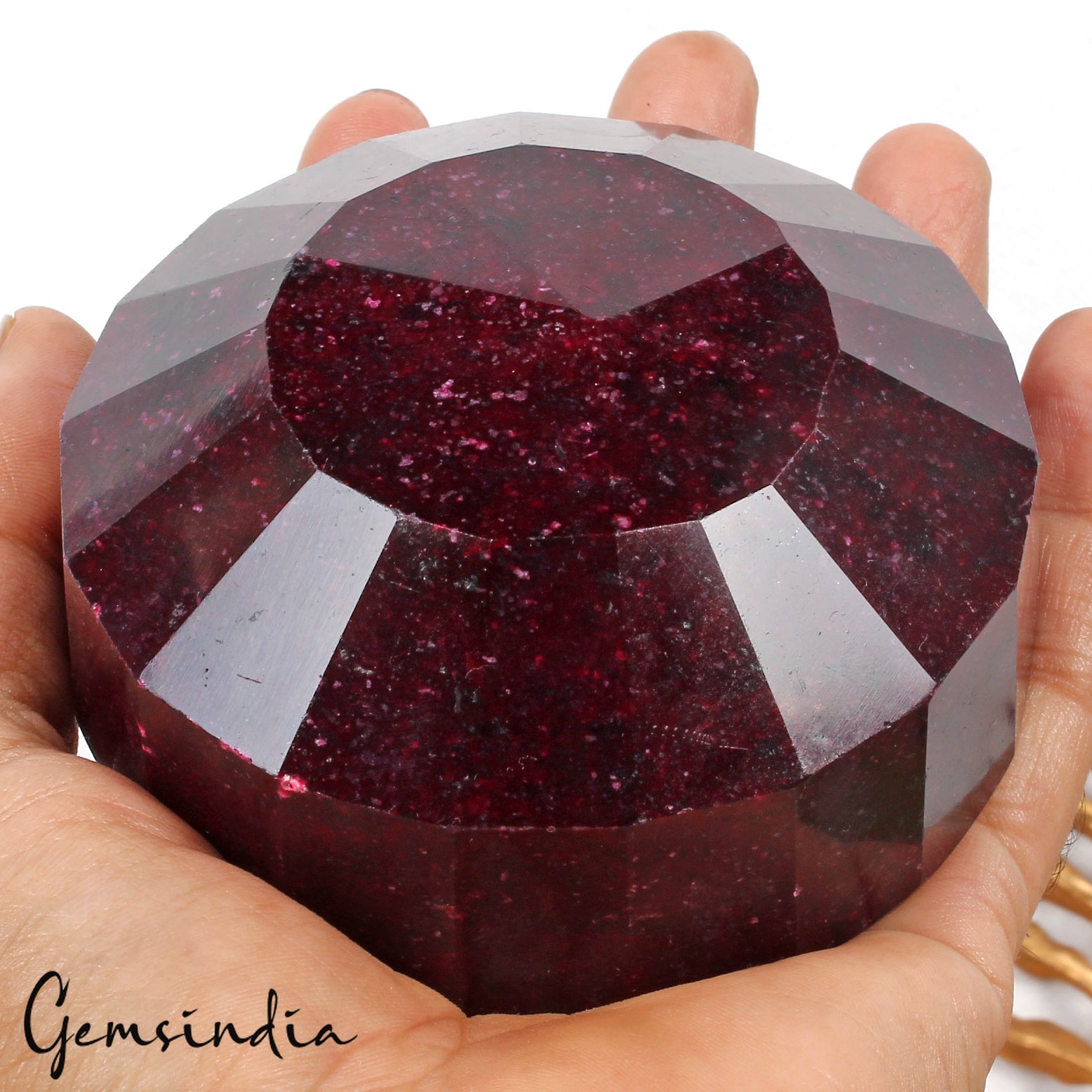 Large Natural Dark Red Ruby 4020 Ct Round Ruby Huge Loose Earth Mined Gemstone