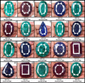 2 Kilo Natural HUGE Red Ruby, Green Emerald, Blue Sapphire Mixed Gems Lot 20 Pcs