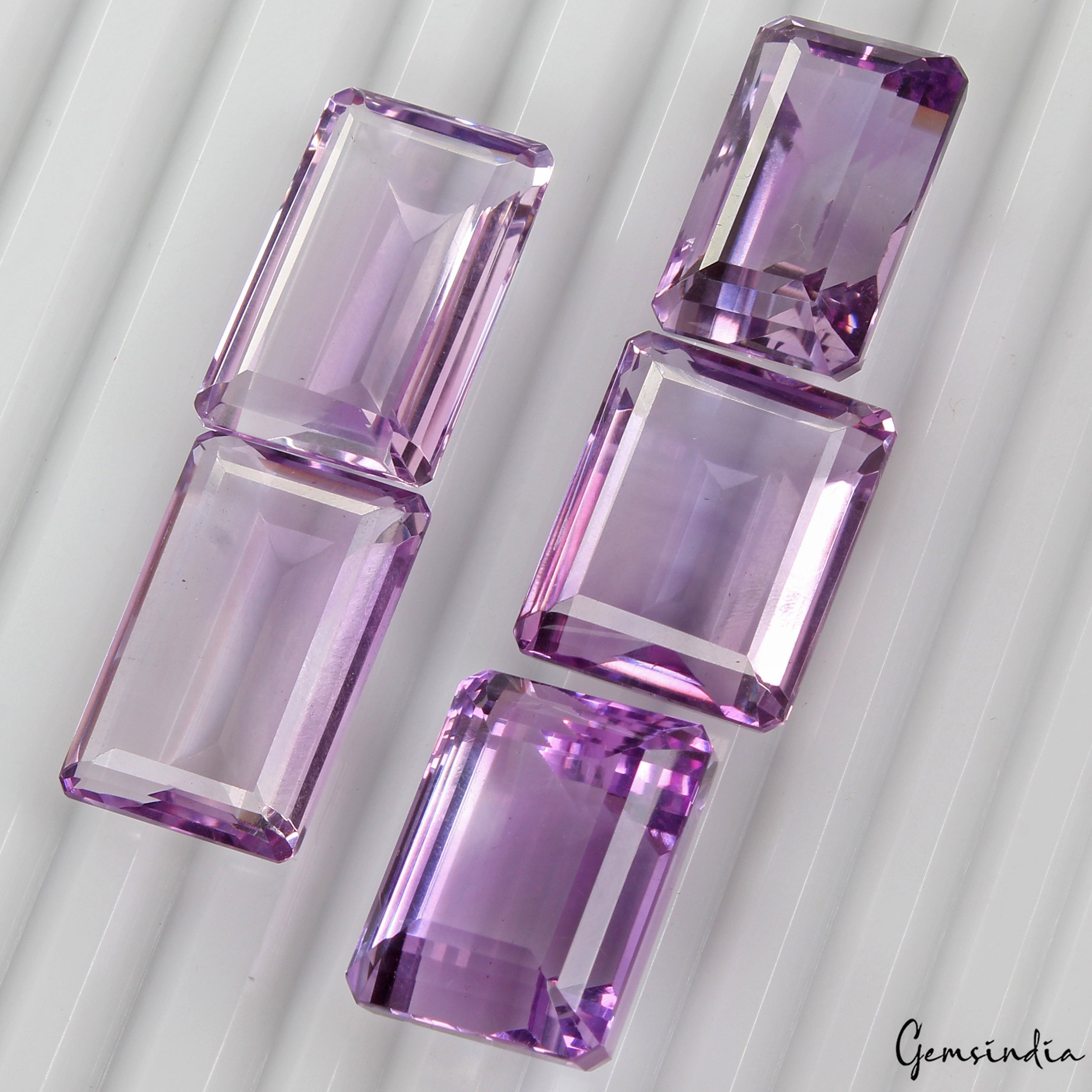 Certified 146.60 Ct Natural Rich Purple Amethyst Octagon Cut Top Grade Gemstones