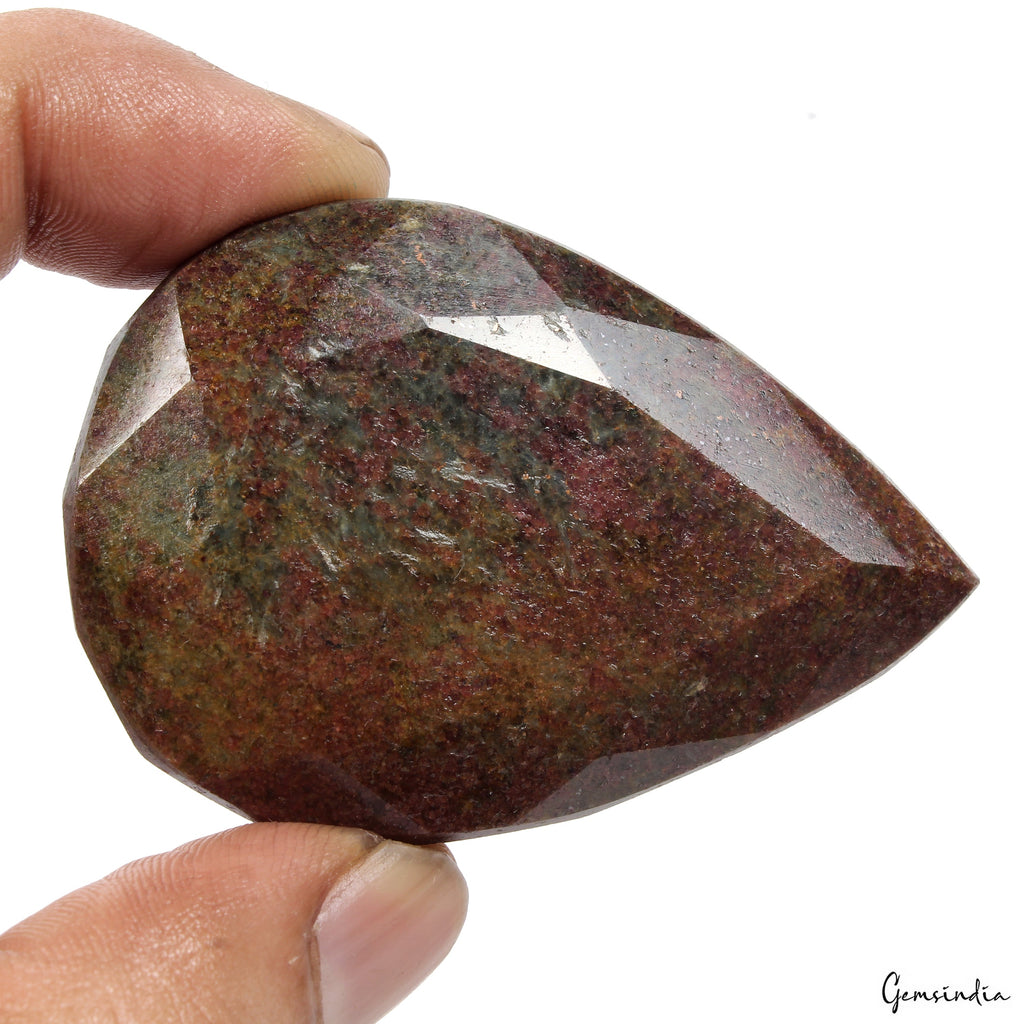 400 Ct Natural Untreated Bi-Color Ruby Kyanite Pear Cut Loose Museum Size Gem