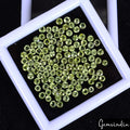10.90 Cts/121 Pcs Natural Green Untreated Peridot Round Calibrated 2.5 mm Gems