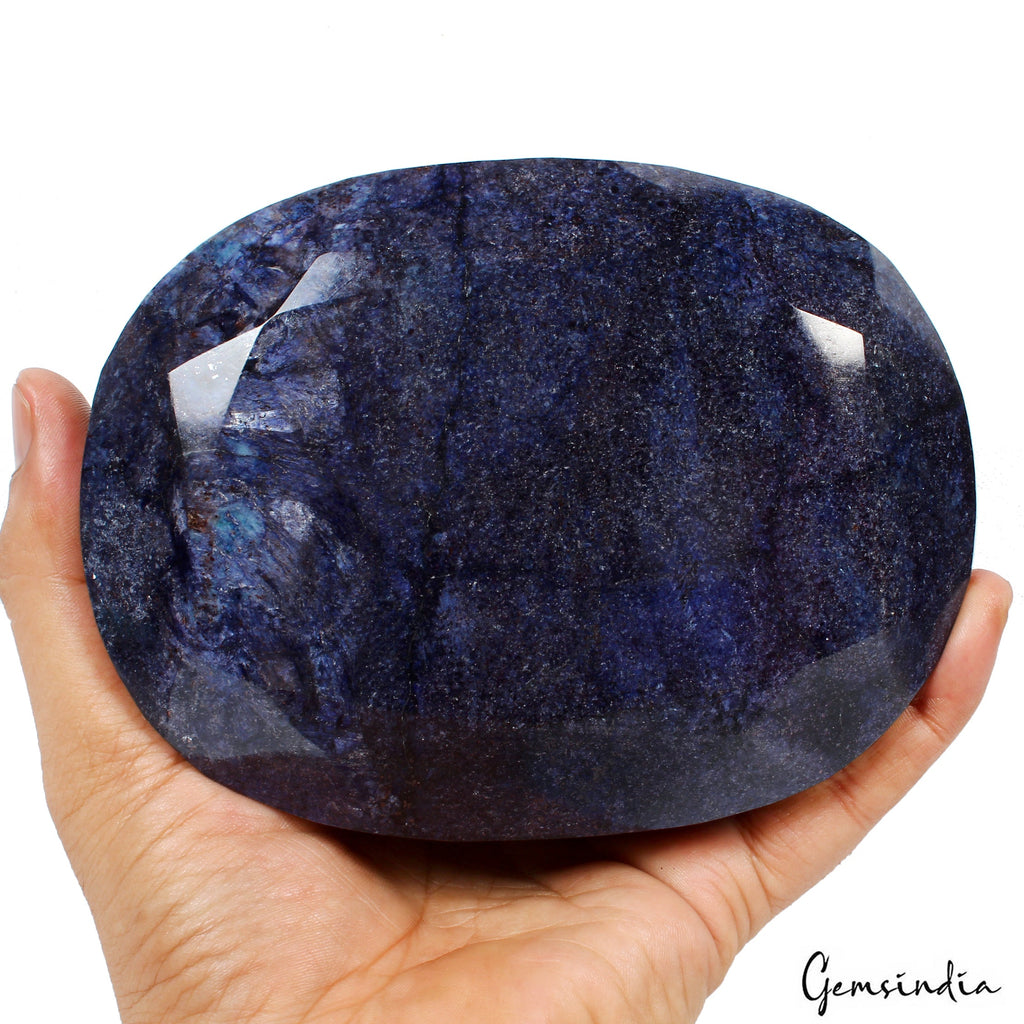 2.5 Kg Natural Blue Sapphire Oval Cut Loose Earth mined Huge Madagascar Gemstone