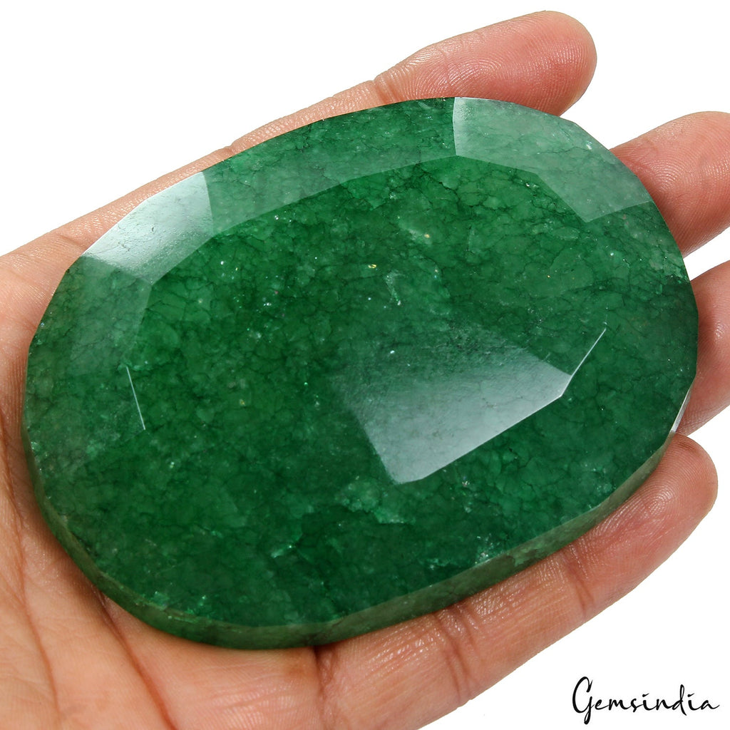 960 Ct Natural Green Quartz Oval Cut Earth Mined Huge Size Madagascar Gemstone