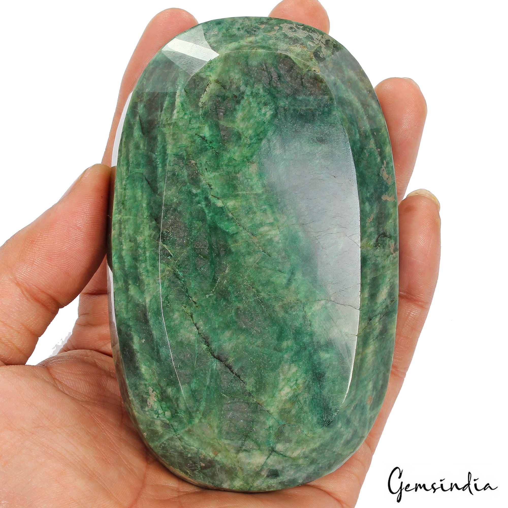 Free Certified 2400Ct Natural Brazilian Green Emerald Huge Earth Mined Loose Gem