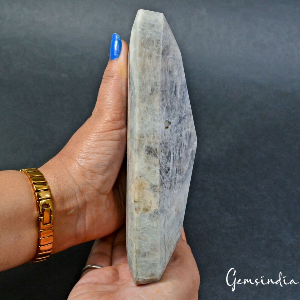 Aquamarine Loose Gemstone, Untreated — 6.25X4.7X2 Inches, 7150 Ct (1.43 Kg), Brazil
