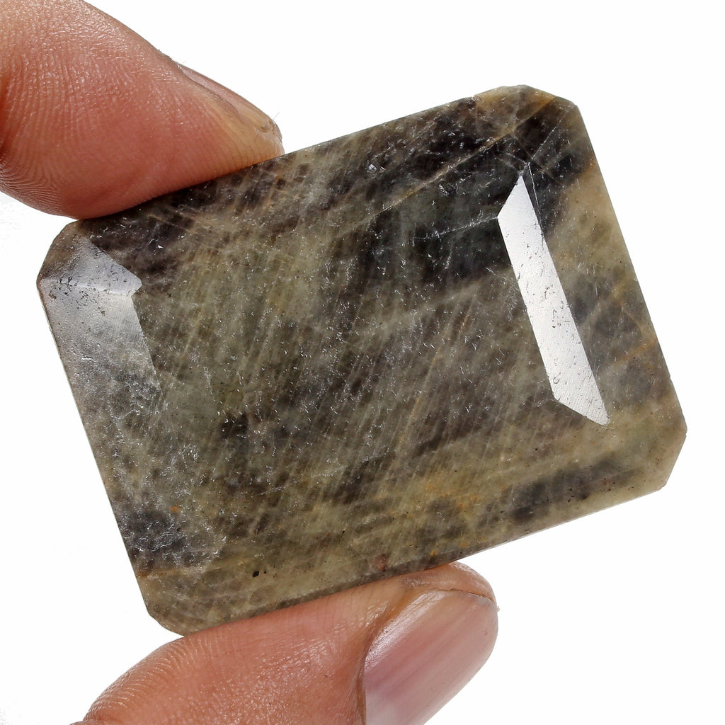 320 Ct Natural Untreated Sapphire Octagon Faceted Earth Mined Huge Size Gemstone