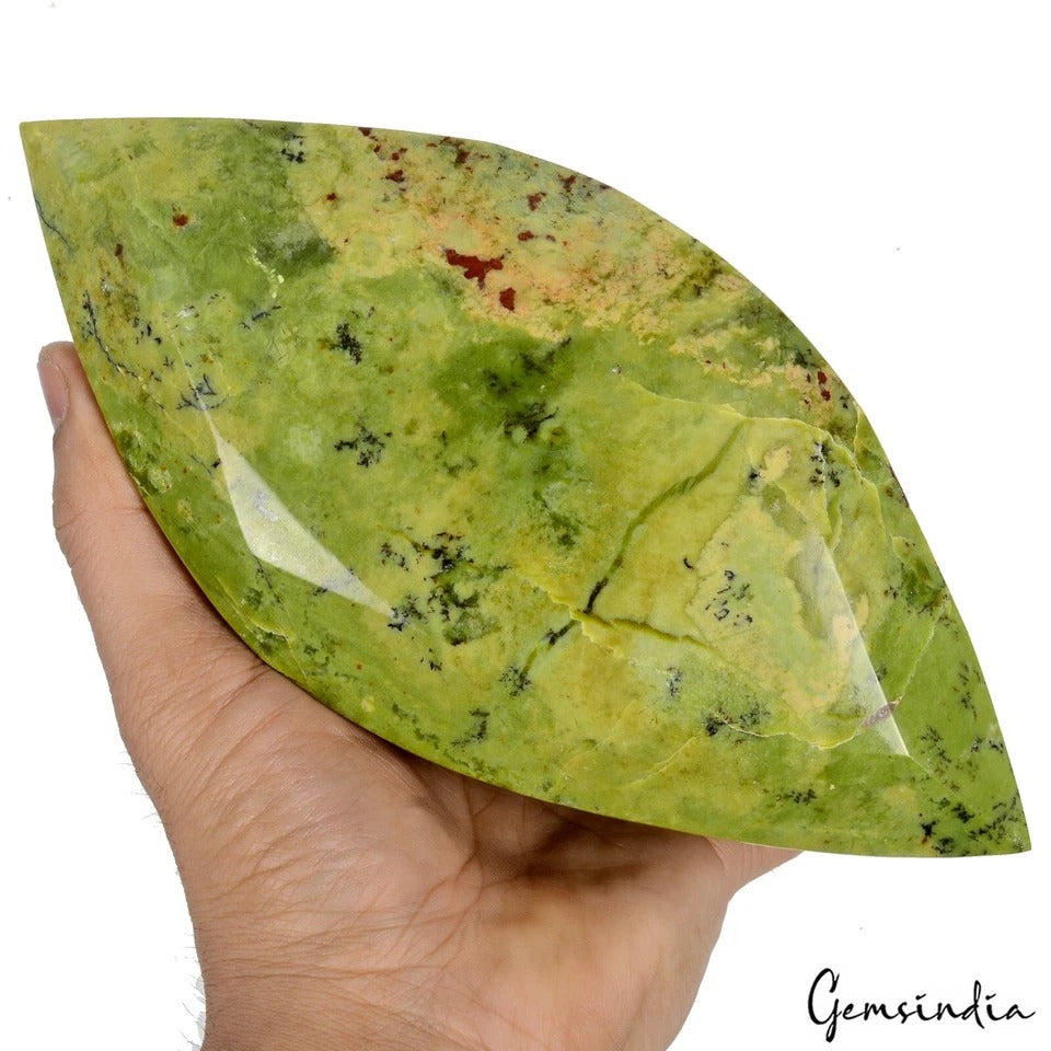2.53 Kilo Natural Untreated Green Opal Marquise Cut Museum Size Huge Loose Gem