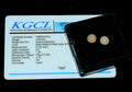 1.80 Ct 6mm Round Cab Certified Opal Pair- Lustrous Color Play, Ethiopian Gems
