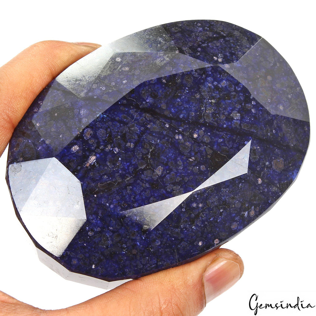 Certified 3150 Ct Natural Blue Sapphire Oval Loose Huge Size Madagascar Gemstone